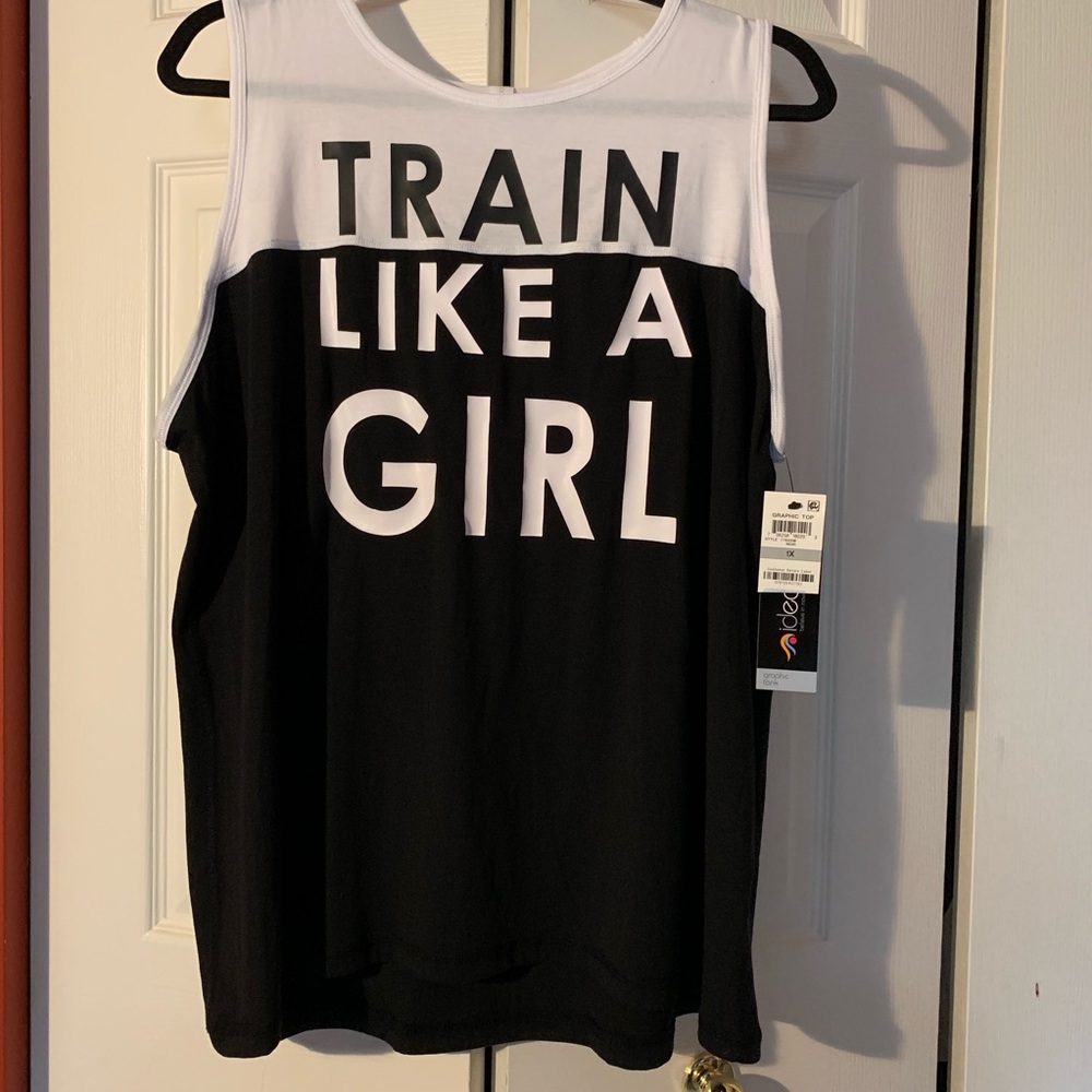 Ideology “Train Like A Girl” Fitness Tank-1X (T)